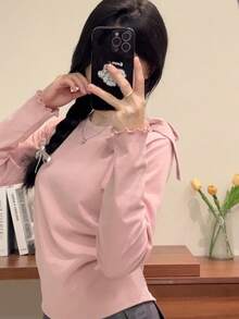 Women Tops - Pink - View 1
