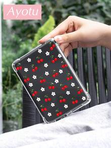 Ayotu Red Cherry Protective Case, Compatible With Kindle Paperwhite 12th Gen 2024/Kindle (11th Gen - Released In 2024)/Kindle 10th Gen 2019,Fruit Pattern,Kindle Transparent Shell. - Multicolor - View 6