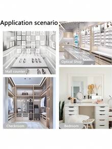 1pc Fashion Eyewear Storage Display Rack, Eyewear Organizer Display Rack Can Hold 5 Pairs Of Glasses - Clear - View 10