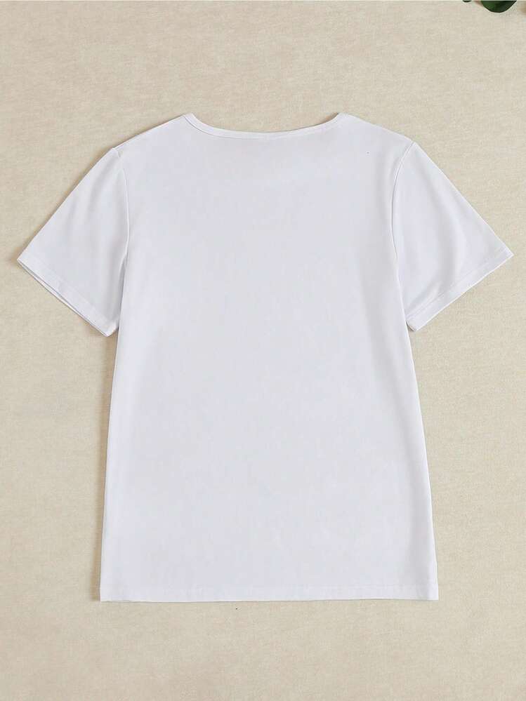 Women T-Shirts - 白色 - 查看 2