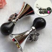 Vintage Owl Shaped Bicycle Bell, Air Horn Alarm Device, Mountain Bike Riding Horn, Suitable For Outdoor Cyclists, Commuters, Night Riding, Holiday Birthday Christmas New Year Gift, Bicycle Accessories - Black - View 1