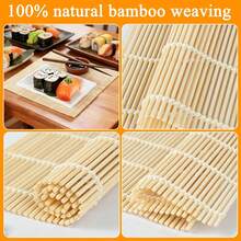 4 Pcs Bamboo Roll Sushi Mat, Sushi Roll Maker For Kimbap Sushi Maki Rolls, Easy Homemade (9.5" X 9.5") - View 4
