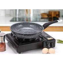 Marble Frying Pan 22CM Thanks To The MARBLE NON-STICK COATING, Food Will Not Stick To The Bottom Or Walls - View 4