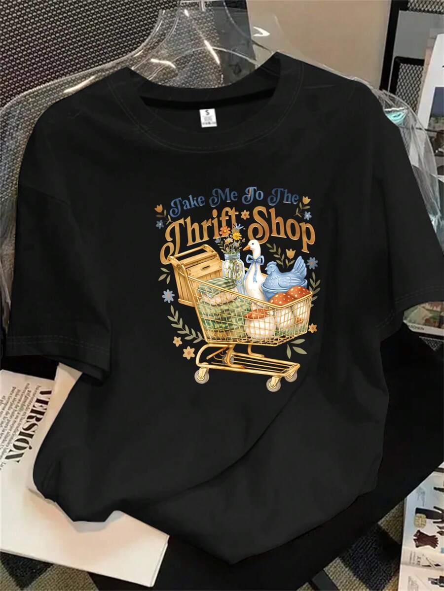 Halloween Graphic T-Shirt - Black - View 1