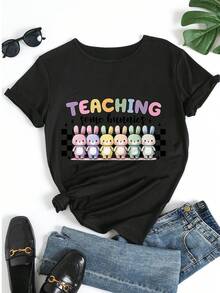 Women T-Shirts - Black - View 5