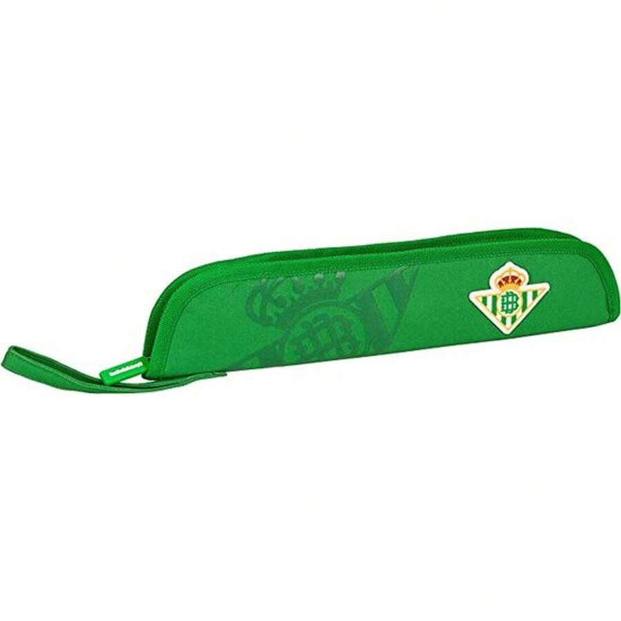 Real Betis Balompié 正品 Betis Balompié 學校長笛盒,帶拉鍊和拉環,綠色,官方授權,兒童和青少年返校必備,經久耐用 - 免費送貨 ✅ 西班牙大陸 24/48 小時送達 - 彩色 - 查看 1