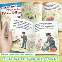 Officer Theme Reading Book, Early Learning Writing Notebook With Career Exploration Pages For Home Classroom Daily Use - 職業夢想閱讀筆記 - 查看 7