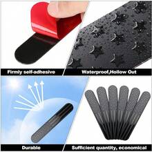 Tallew 6 Pcs 3D American Flag Decal 6 X 1 Inch USA Black Metal Flag Decal Patriotic Car Badges For Auto SUV Truck Motorcycle Bumper Window Fender Accessories - A - 查看 6