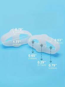 1/2 Pairs Silicone Toe Separators | Dual-Ring Design For Yoga And Daily Relaxation, Unisex Toe Spacers - Multicolor - View 9