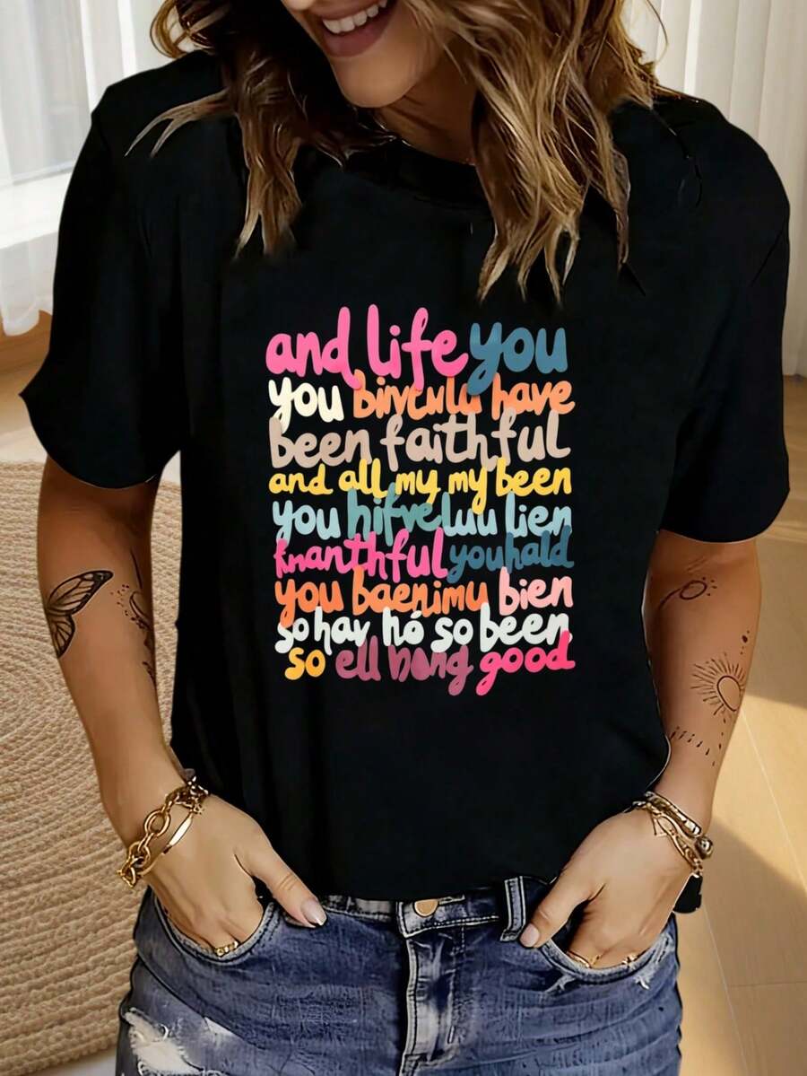 Women T-Shirts - Black - View 1