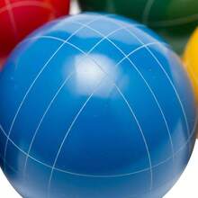 [Free Shipping] Lawn Bowling Kit 90 Mm For Beach Lawn Backyard 8 Resin Balls Pallino Carrying Case Measuring Rope 4 Colors 2-8 Players Game Set-XY546930 - Default0 - View 3