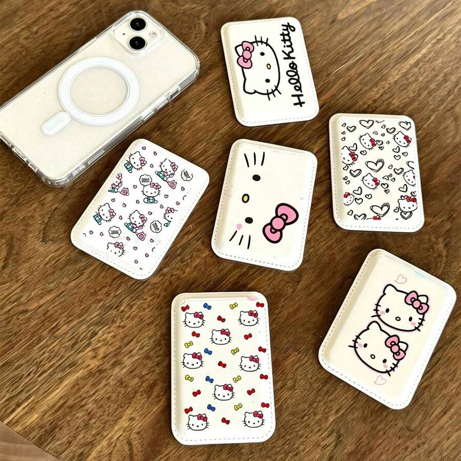 SANRIO Card Holder, Adorable Cartoon Design, Can Hold Bank Cards/ID Cards. Highly Suitable For Women, An Excellent Valentine's Day Gift, Fun And Delightful Design. - Multicolor - View 1