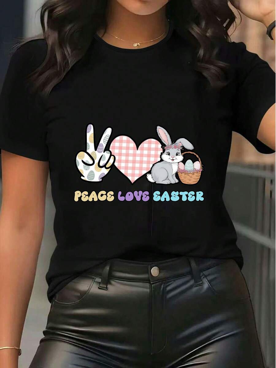 Women T-Shirts - Black - View 1