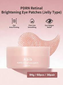 ABIB 視黃醇果凍亮采眼貼，1 罐 84g (60 片 / 30 對)，視黃醇配方，亮采眼周，眼膜貼，適合疲憊肌膚日常護理 - 視黃醛煥亮眼貼 果凍型84g(60片) - 查看 1