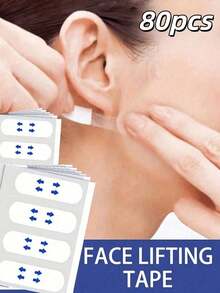 200pcs/40pcs/20pcs/6pcs Instant Support Face Mask - Invisible Waterproof Transparent Molding Mask For Chin & Neck, Face Tape - Alcohol-Free, Suitable For All Skin Types, Unisex, Jawline - Multicolor - View 17