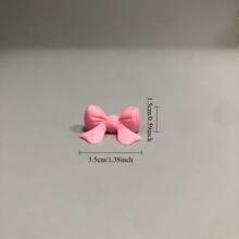 2/4/8pcs 3D Printed Pink Bow Photo Clips, Cute Bow Shaped Clips For Displaying Photos, Notes, Cards Or Warm Messages, Suitable For Creating A Cozy Bedroom Or Living Room Aesthetic Decor - Bow - View 2