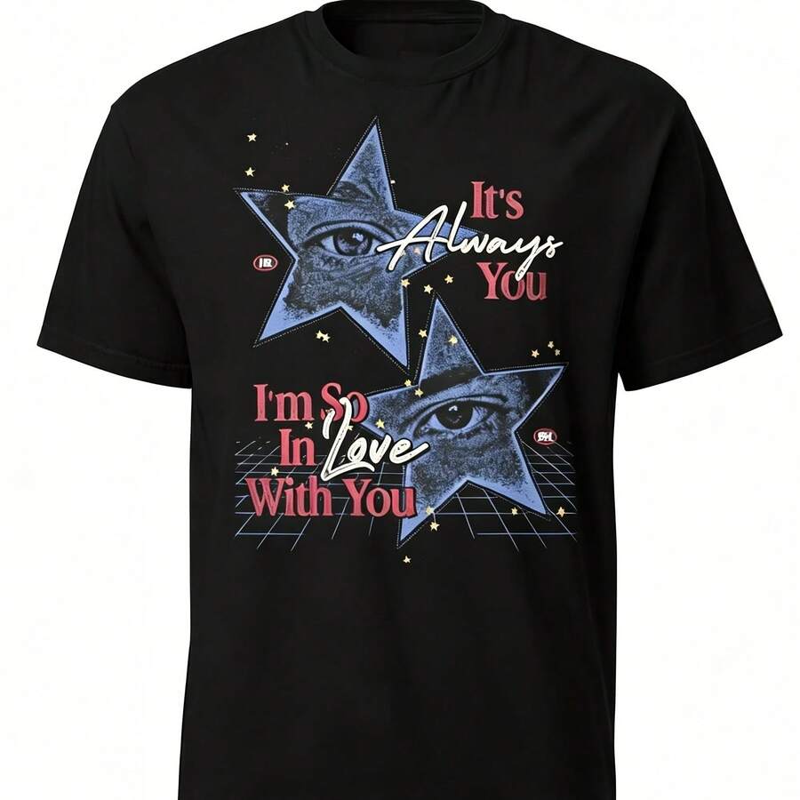 The Lovers Tee - Black - View 1