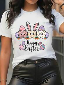 Women T-Shirts - White - View 6