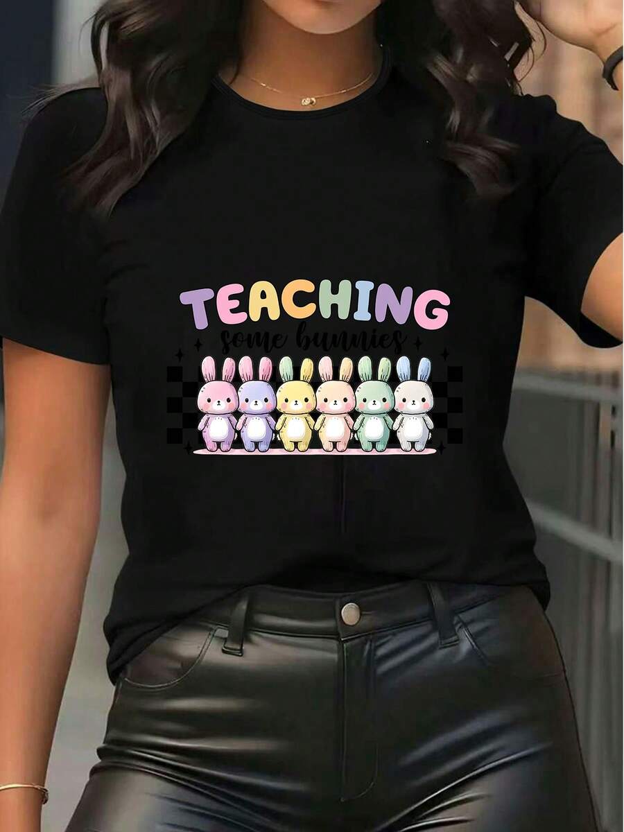 Women T-Shirts - Black - View 1
