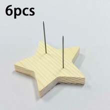 6/3/1pc Double Needle Doll Base, Suitable For Crochet Doll, Doll Display Stand Home Decor Display Rack - Wooden - View 8