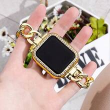 BEIMUSON Diamond Watch Case Protector For Apple Watch 42mm 46mm 49mm 41mm 45mm 44mm 40mm 38mm Shiny Anti-Collision Protective Shell Compatible With Series Ultra SE 11/10/9/8/6/5/4/3/2/1 - Multicolor 2 - View 4