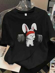 Halloween Graphic T-Shirt - Black - View 1