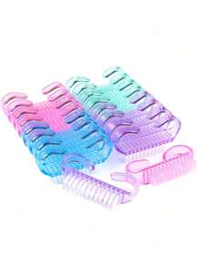 50Pcs Small Nail Brush Cleaning Brush Nail Dust Sweeping Dirt Cleaning Brush Multi-Functional Brush - Multicolor - View 1