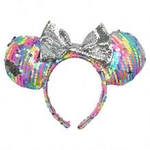[Combo&Save] Bộ phụ kiện Disney Minnie Mouse gồm nơ tóc, băng đô tai yêu nước và dây chuyền phát sáng – giữ chắc không trượt, thoải mái đeo cả ngày, kẹp cài chắc chắn, phụ kiện tóc, phụ kiện hóa trang, quà tặng hoàn hảo cho trẻ em, quà cho fan Minnie Mouse, quà tiệc sinh nhật và du lịch - Nhiều màu - Xem 3