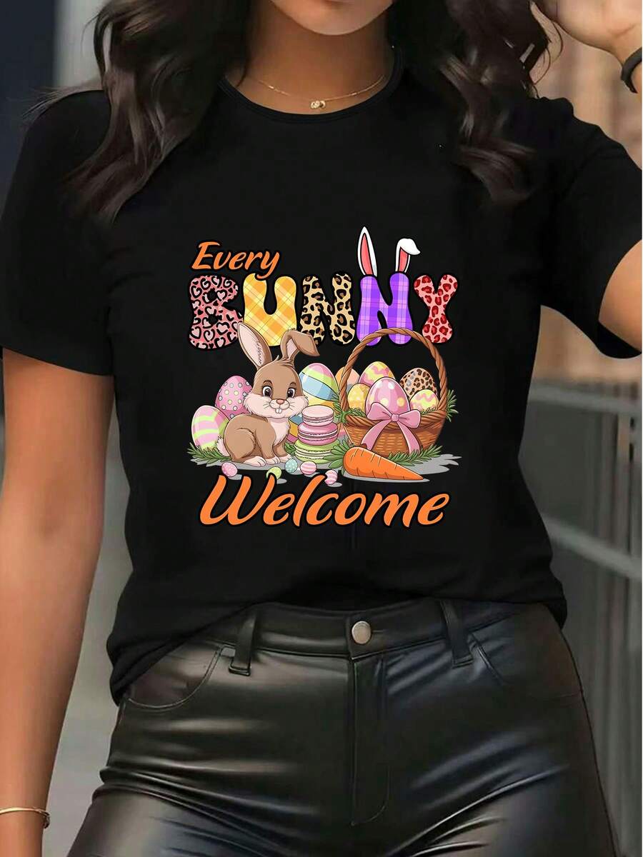Women T-Shirts - Black - View 1