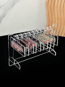 Nail Art Acrylic Display Board With Hooks, Japanese Style Color Chart, Desktop Sample Storage Rack, Work Sample Tool - Multicolor - View 8
