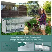 Chicken Nesting Boxes With Nesting Holes And Legs, Including Cover For Outdoor Use ( / Poultry Farm) - 8 lubang - View 7