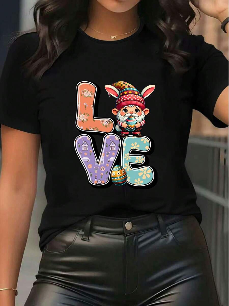 Women T-Shirts - Black - View 1