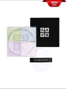 Givenchy Prisme Libre 4-Color Mini Loose Powder #01 Mousseline Pastel (For Fair-To-Light Skin Tones) Color Mini Size 3g/0.1 Oz | Improved Ultra-Fine Setting Powder | With 24-Hour Luminous Matte Finish And 12-Hour Set & Blur - 01Mousseline Pastel (Mini) - 3g - View 6