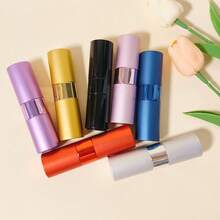 Rotatable Telescopic Spray Bottle, Aluminum Perfume Decant Bottle, Reusable Travel Size Perfume Bottle With Sprayer Device - Multicolor - View 1