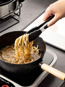1 pièce Pince de cuisine en acier inoxydable, pince alimentaire multifonction en acier inoxydable avec manche en matériau PP, résistante à la chaleur, acier inoxydable robuste, pince de cuisson et barbecue résistante à la chaleur, conception de verrouillage - prise ferme - Multicolore - Voir 3