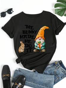 Women T-Shirts - Black - View 5