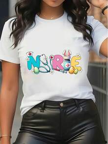 Women T-Shirts - White - View 6