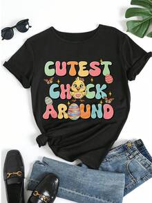 Women T-Shirts - Black - View 5