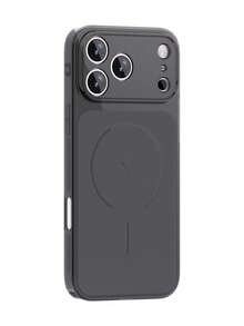 Anti-Slip Shiny Translucent Soft Phone Case, Suitable For IPhone 17/16/15/14/13/12/11 Pro/Pro Max/Plus Series, Shock-Proof Anti-Scratch Soft Shell, Compatible With Wireless Charging - Black - View 2