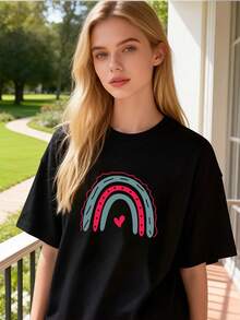 Women T-Shirts - Black - View 1