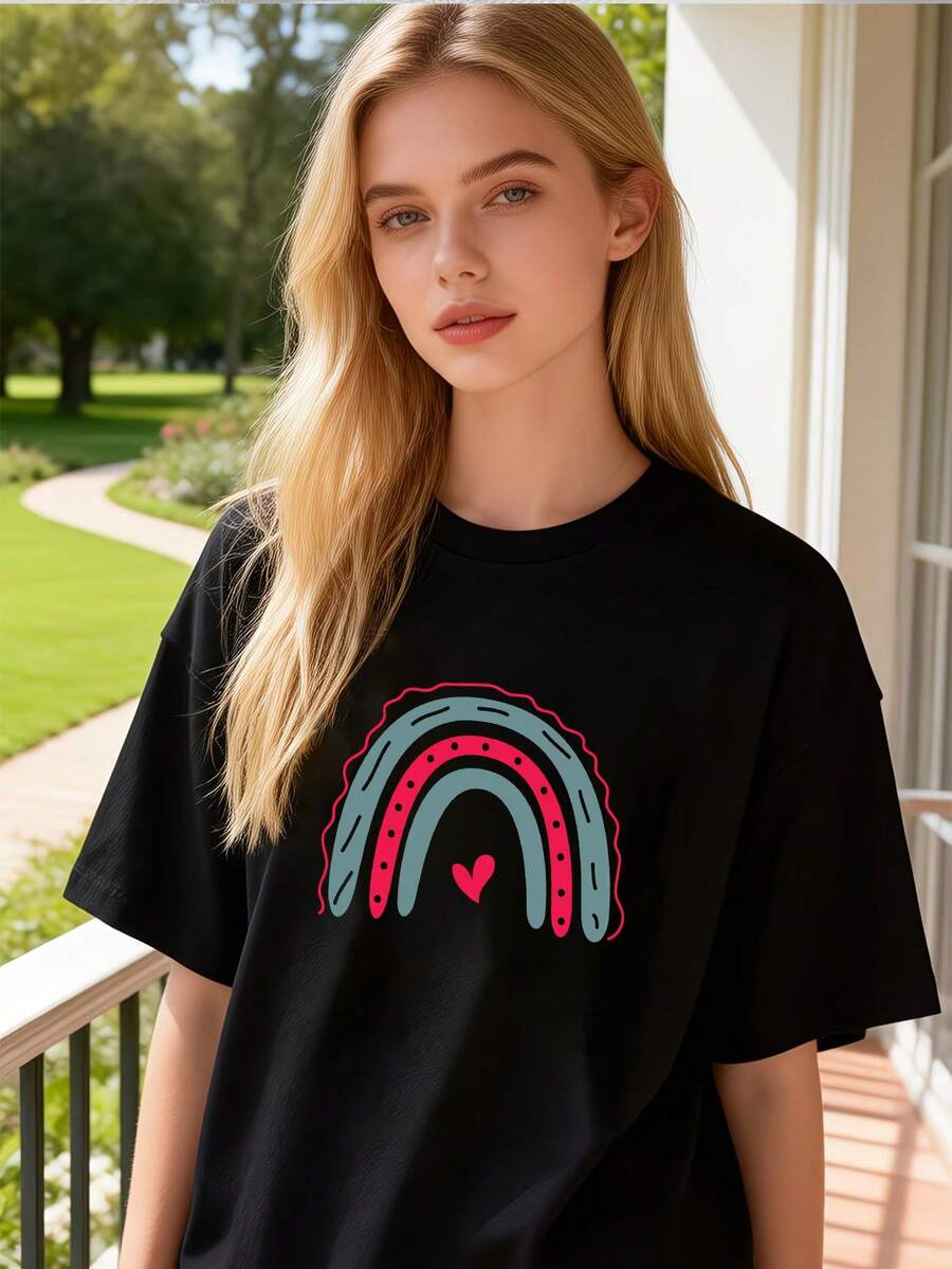 Women T-Shirts - Black - View 1