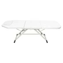 Mobile Massageliege, Massageliege Zusammenklappbar, Mobile Kosmetikliege, Klappbare Massageliegee, Beauty SPA Salon Massageliegee Für Fußmassage-Salons, Gesundheitssalons, Schönheitssalons. - Weiss - Übersicht 10