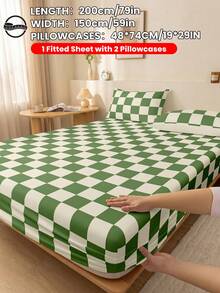 2/3pcs Bedding Set, Mattress Protector Set, Comfortable Home Textiles, Breathable Anti-Pilling Mattress Cover, Home Decor, Suitable For All Seasons, Machine Washable, Deep Pocket, Back To School - Multicolor - View 36