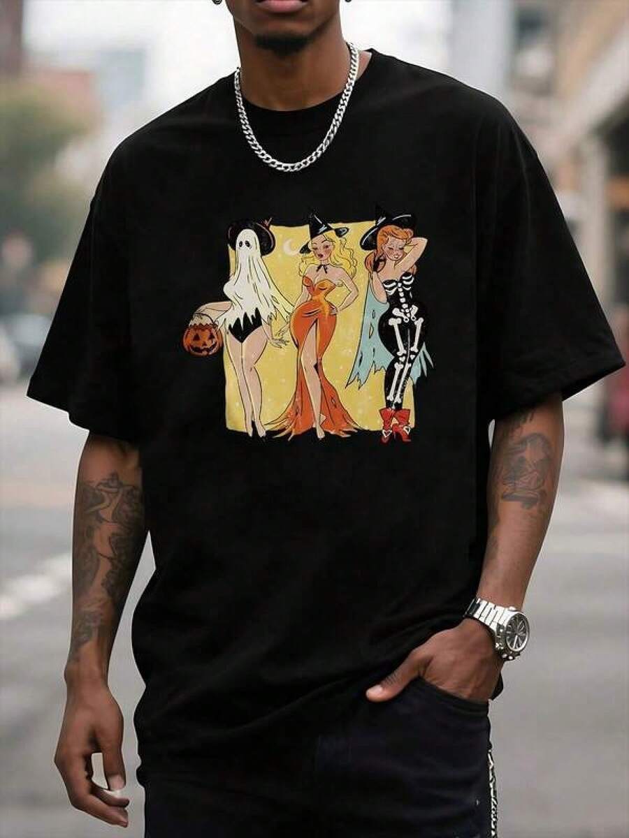 Women T-Shirts - Black - View 1