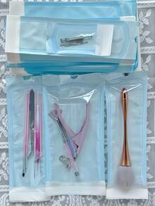 200pcs/Pack, 1pc/Bag - Self-Sealing Sterilization Bags With Color-Changing Indicator. Suitable For Dental, Tattoo And Nail Tools Autoclave Sterilization - Multicolor - View 4