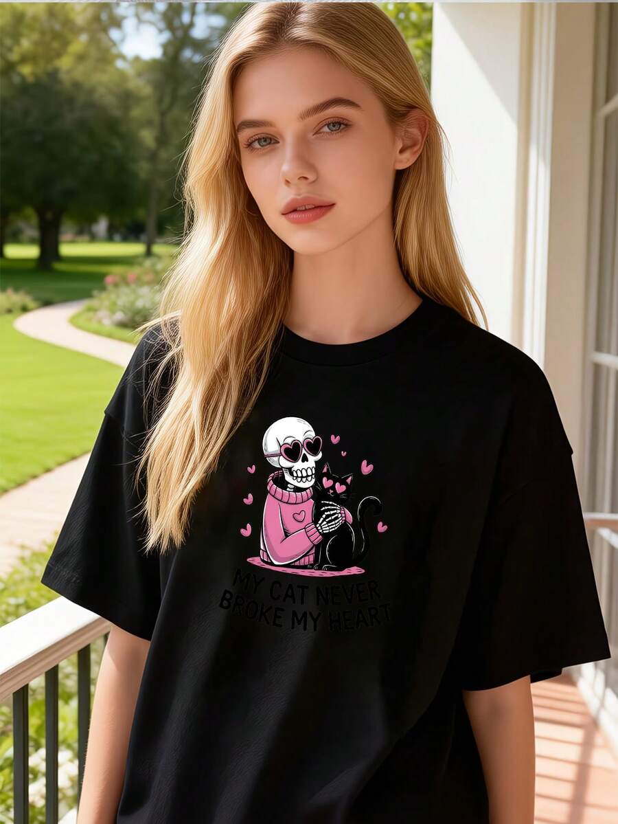 Women T-Shirts - Black - View 1