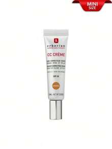 Erborian CC霜 SPF30 焦糖色 旅行装 15毫升/0.55盎司 | 均匀肤色 韩式护肤彩妆二合一 | 保湿 | 轻盈 | 遮盖瑕疵 | 自然 | 光泽妆效 - Caramel - 查看 7