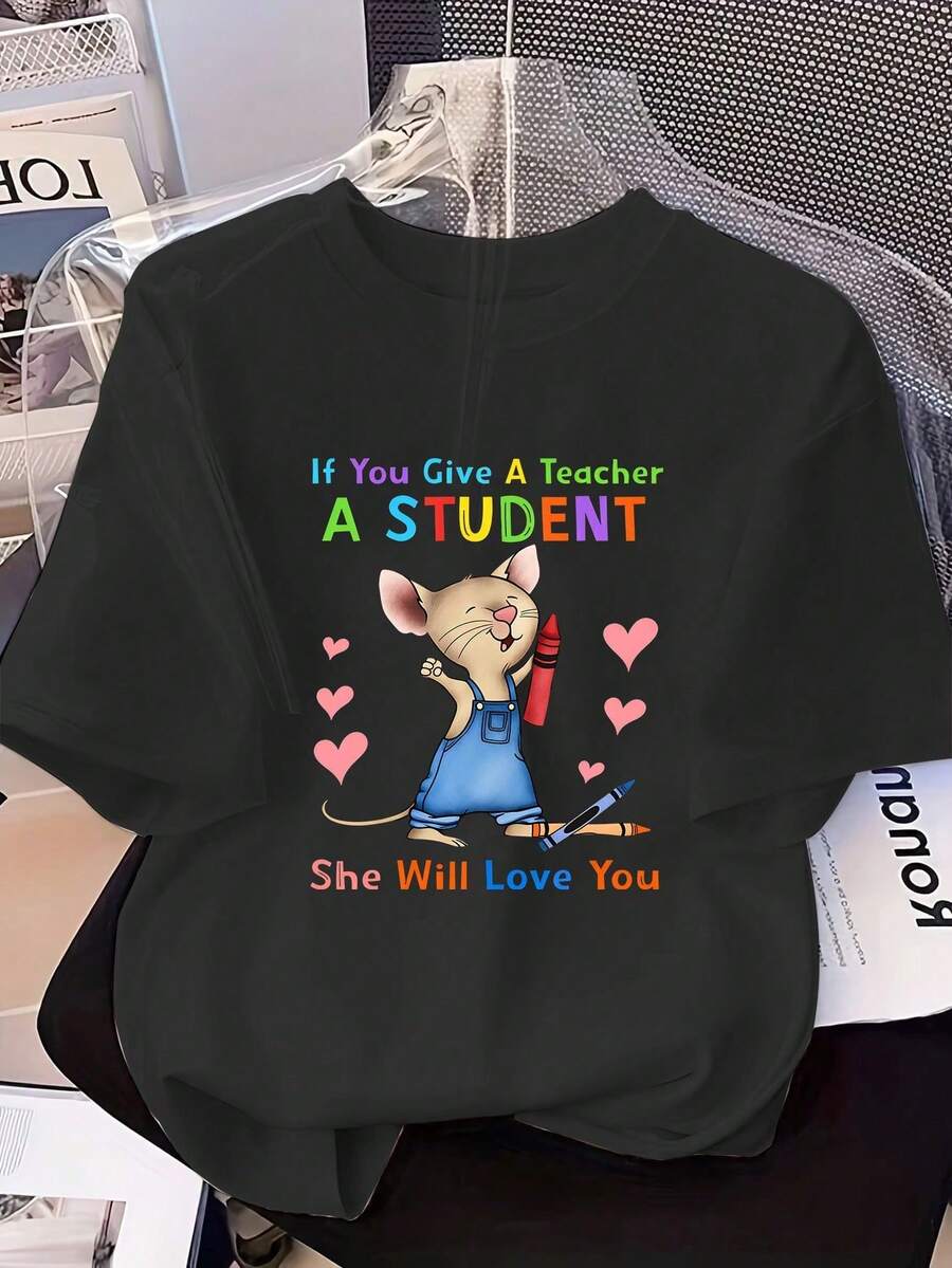 Women T-Shirts - Black - View 1