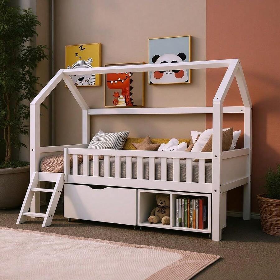 Kids Bed Frames, Headboards & Footboards - Black - View 1