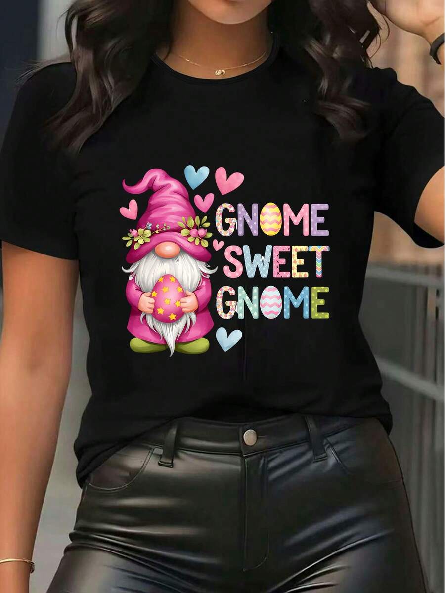 Women T-Shirts - Black - View 1